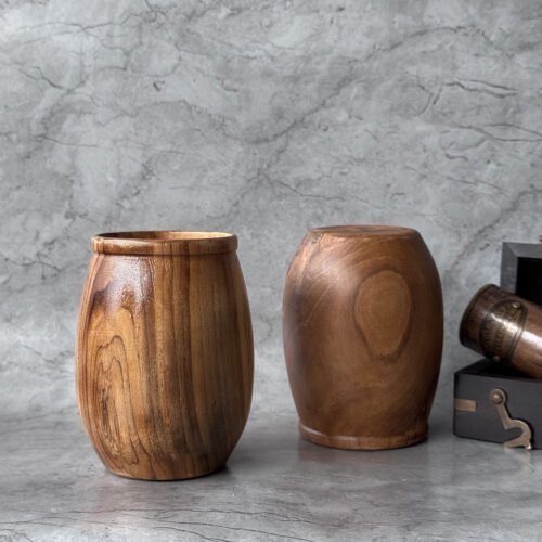 Wooden Glass | Sagvan Glass | Teak Wood Glass | Wine Glass | Water Glass