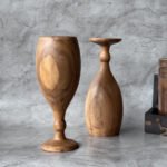 Wooden Glass | Sagvan Glass | Teak Wood Glass | Wine Glass | Water Glass