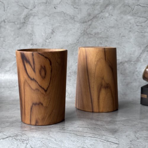 Wooden Glass | Sagvan Glass | Teak Wood Glass | Wine Glass | Water Glass